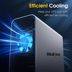 GOLDENMATE 1000VA/800W Lithium UPS Battery Backup and Surge Protector, Backup - Image 9