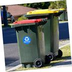8pcs Trash Can Stickers for Easy Waste Sorting Self-Adhesive Rubbish Bin Labels - Image 5