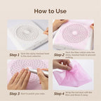 MelodySusie 200 Sheets Nail Dust Collector Filter Paper, Disposable Dust Vacuum - Image 6