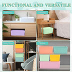 Menkxi 6 Pcs Plastic Storage Bins