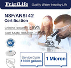1 Micron 10" x 2.5" Whole House CTO Carbon Sedimen Water Filter Compatible - Image 2