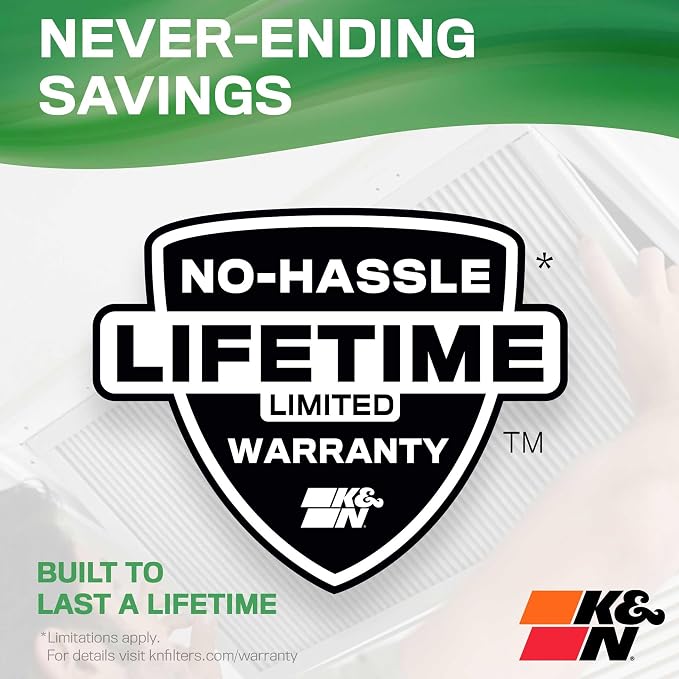 K&N 12X24X1 HVAC Furnace Air Filter, Lasts a Lifetime, Merv 13, the Last HVAC - Image 7