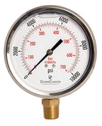 4" Oil Filled Pressure Gauge - Image 4
