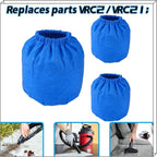 3 Pack VRC2 Cloth Filter for Vacmaster 1.5 to 3.2 Gallon Wet/Dry Vacuums - Image 7