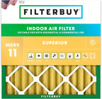 Filterbuy 12x12x2 Air Filter MERV 11 Superior Pet & Allergy Defense, by Filterbuy