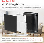 HPA300 HEPA Filter Replacement for Honeywell Air Purifier 6 HEPA R Filters and - Image 4