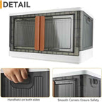 Storage Bins, Cabinet with Lids, Extra Large Useful Box, 19 Gallons Capacity
