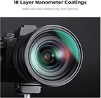 K&F CONCEPT 62mm Black Diffusion 1/4 & 1/8 Filters Kit Mist Cinematic Effect - Image 5