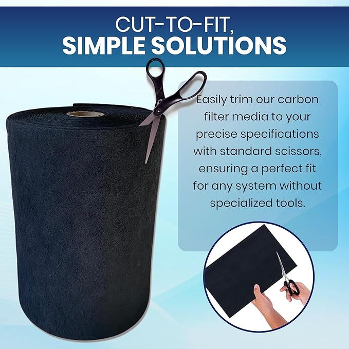 Activated Carbon Filter Media Roll - Image 3