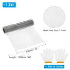 PATIKIL 40" L x 16" W Woven Wire Mesh, 20 Mesh 304 Stainless Steel Air Vent - Image 2