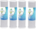 CFS – 10“ x 2.5” Carbon Block Water Filter Cartridge Compatible by CompleteFiltrationServices