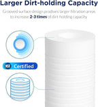 Membrane Solutions Grooved Sediment Water Filter Cartridge, 1 Micron Whole - Image 3