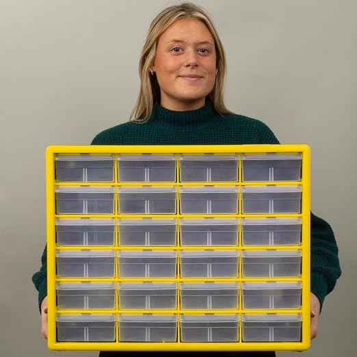 Akro-Mils 24-Drawer Plastic Drawer Storage Cabinet