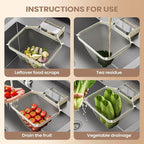 Sink Food Strainer, Suction Cup Drain Basket, Easy Filter - Image 8