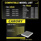 Cabin Air Filter w/Activated Carbon - Image 2