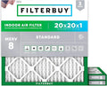 Filterbuy 20x20x1 Air Filter MERV 8 Essential Dust & Allergy Defense, by Filterbuy