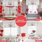 Happy Valentine's Valance Curtains - Image 8