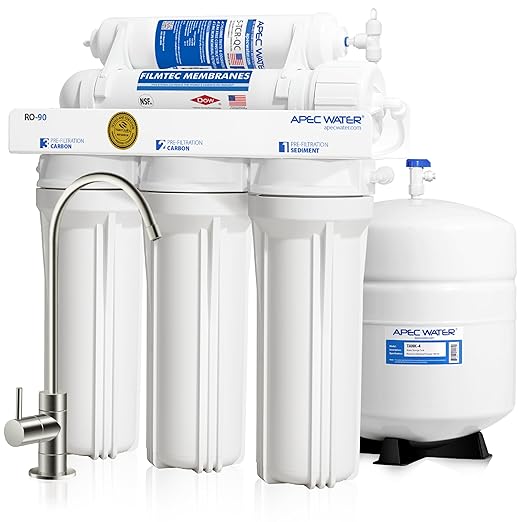 APEC Water Systems RO-90 Ultimate Series Top Tier Supreme Certified High Output by APECWaterSystems