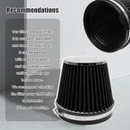 RYANSTAR 152mm 6" High Flow Round Tapered Cone Closed-Top Washable Clamp-On Dry - Image 6