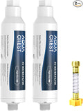 AQUA CREST RV Inline Hose Water Filter, Garden and Camper, NSF Certified by AQUACREST
