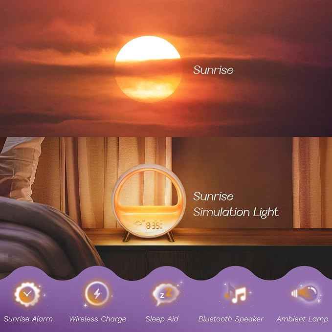 Dekala 5G Arches Gradual Sunrise Alarm Clock