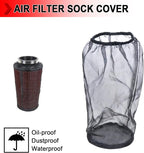 Universal 9 Inch Air Filter Cover, Air Intake Filter Sock Cover, Motorcycle - Image 2