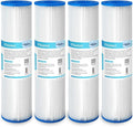 Membrane Solutions 20 Micron Pleated Polyester Sediment Water Filter 10"x2.5" by MembraneSolutions