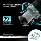 Frizzlife FK99 Under Sink Water Filter System, NSF/ANSI 53&42 Certified - Image 2