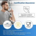 1 Micron 2.5" x 10" Whole House CTO Carbon Water Filter Cartridge Replacement - Image 2