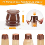CHUNZEXI 32 Pack Chair Leg Floor Protectors