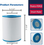 PDM28 Spa Filter Replacement Aquarest Dream Maker 461273 Hot Tub Filter - Image 2