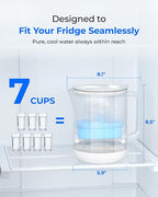 Waterdrop Glass Alkaline Water Filter Pitcher - Image 7
