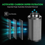 VIVOSUN 6 Inch Air Carbon Filter Smelliness Control - Image 3
