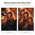 K&F CONCEPT 67mm Bilateral Blur Ghost Motion Filter Super Speed Effects - Image 3
