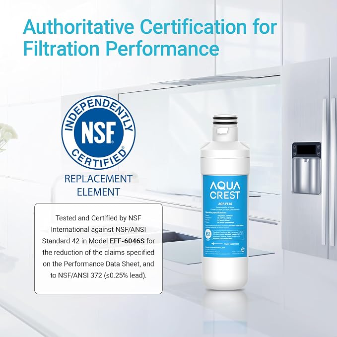 AQUA CREST LT1000PC ADQ747935 Refrigerator Water Filter and Air Filter - Image 4