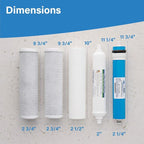 APPLIED MEMBRANES Reverse Osmosis Membrane and Filter Replacement, 50 GPD - Image 2