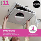Simply 16x16x1 Air Filter, Merv 11, 12 Pack, - Image 3