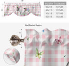 Spring Tie Up Valance Curtains for Windows, Kitchen Curtains Window Shades - Image 6