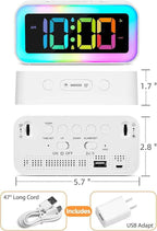Cadmos Loud Alarm Clock for Bedrooms
