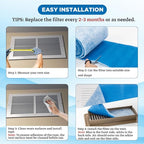 Air Vent Filters Roll, MERV 8 Triple Vent Filter Kit - Image 5