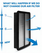 PHILTOP Engine Air Filter CA11259 Replacement - Image 5