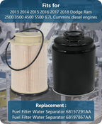 Marsram Fuel Filter Water Separator Set Fits - Image 2