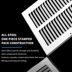 14x20 Return Air Grille, Air Return Vent Cover, Flat Vent Cover, Rejillas De - Image 2