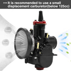 Carburetor Carb Velocity Stack Air Filter Cleaner Modified Trumpet Aluminum - Image 3