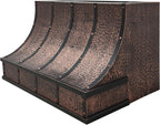 CT Copper Tailor Sloped Copper Vent Hood Wall Mount, 610 CFM Exhaust Fan - Image 3