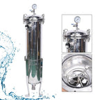 LYNICESHOP 2" NPT Bag Filter Housing, 150 Psi 304 Stainless Steel Bag - Image 2