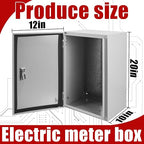 Electrical Box 20 x 12 x 10 Inch Indoor Outdoor Electrical Enclosure Box Steel - Image 2