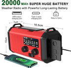 Emergency Radio NOAA Weather Radio Hand Crank & Solar Charging - Image 5