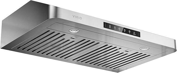 Under Cabinet Range Hood 30 Inch, 980CFM Fast Venting Ducted, Kitchen Hood by VIKIOHOME
