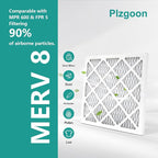 14x14x1 Air Filter MERV 8 MPR 600 Pleated Air Furnace Filters Replacement - Image 3